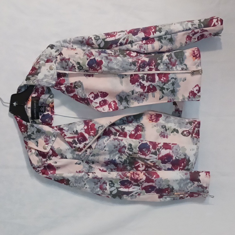 Colleen Lopez Rose Pattern Jacket - image 1